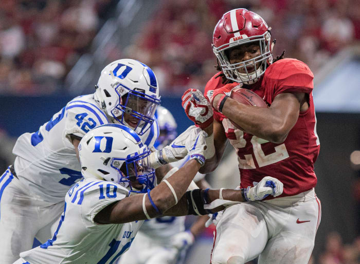 Najee Harris against Duke, Aug. 31, 2019